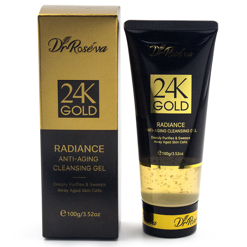 OEM ODM Private Label 24k Gold Foaming Face Gel-in-Oil Fragrance & Soap-Free Cleansing Soothing Oil Facial Cleanser